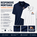 Responsive Mortgage Port Authority® Performance Fine Jacquard Polo
