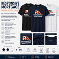 Responsive Mortgage District® Premium Cotton T-Shirt - Front & Back Print