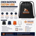Responsive Mortgage Custom Cinch Backpack